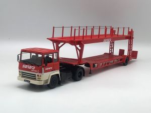 ODE094 - BERLIET TR250 4x2 met SANARA autotransporter aanhanger