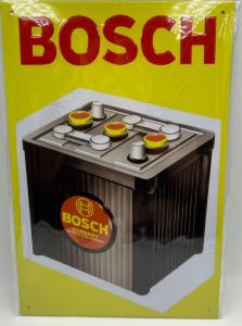 MAGPB201 - Geel BOSCH metalen bord - 20x30cm