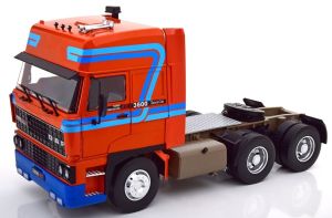 RK180094 - DAF 3600 Space Cab 6x4 1986 Oranje en blauw