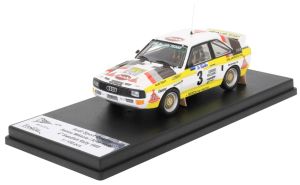 TRORRSE22 - AUDI Sport Quattro #3 4de in de rally van Zweden 1985 H.MIKKOLA / A.HERTZ - Gelimiteerd tot 150 exemplaren.