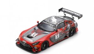 SPASB723 - MERCEDES-AMG GT3 #4 CrowdStrike Racing by Riley 24h SPA 2023 G.Kurtz / I.James / C. Braun / F.Fraga - Beperkt tot 300ex.