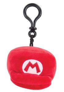 T12963 - MARIO KART Pluche Clip - MARIO Cap