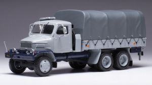 IXOTRUD005 - PRAGA V3S & 6 WD 6x6 bakwagen met huif 1962 grijs