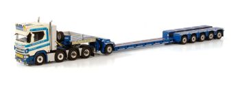 WSI01-3691 - SCANIA R CR20N 8x4 met 5 assige dieplader en 1 assige dolly SCHOONES B.V.