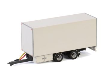 WSI03-2029 - Witte 2-assige aanhangwagen