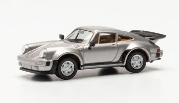 HER030601-003 - PORSCHE 911 TURBO zilver metallic