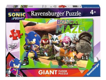 RAV031627 - Sonic Prime puzzel van 60 stukjes – Boscage doolhof