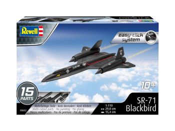 REV03652 - Lockheed SR-71 Blackbird Easy-Click gevechtsvliegtuig in elkaar te zetten