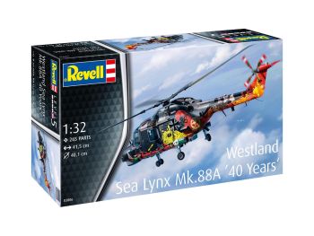 REV03806 - Westland Sea Lynx MK.88A helikopter - Speciale 40e jubileumeditie om in elkaar te zetten en te schilderen