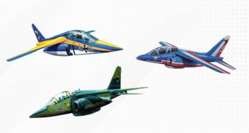 REV03810 - 50ste verjaardags Alpha Jet om in elkaar te zetten en te schilderen