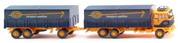 WIK043308 - 6X4 dieplader met 3-assige aanhangwagen - VOLVO F89 ASG