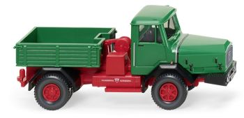 WIK049302 - Faun mint groene vrachtwagen