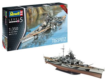 REV05096 - Slagschip Tirpitz om in elkaar te zetten en te schilderen