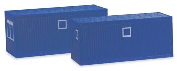 HER053600-003 - 2 Containers van blauwe constructie