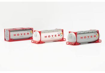 HER076500-006 - Set van 3 HOYER 20-voet tankcontainers