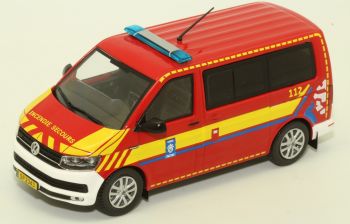 ODE084 - VOLKSWAGEN T6 Pompier CGDIS Luxembourg - Beperkt tot 504 exemplaren.