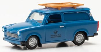 HER097499 - TRABANT 601 Universal Deutsche Post Studiotechnik Fernsehen blauw