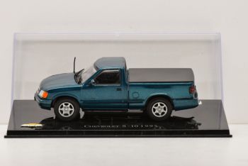 MAGCHES10-1995 - CHEVROLET S-10 pick-up 1995 groen/blauw metallic