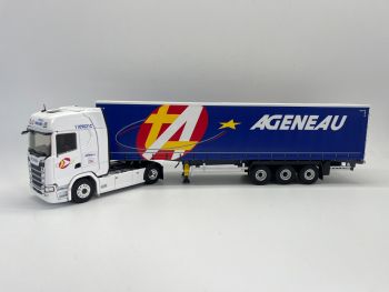 ELI118206 - SCANIA 500S 4x2 met 3 Asaanhangwagen Transports PASQUIER / AGENEAU