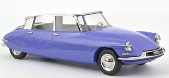 NOREV121569 - 1959 CITROEN DS 19 Blauw Delphinium en Wit