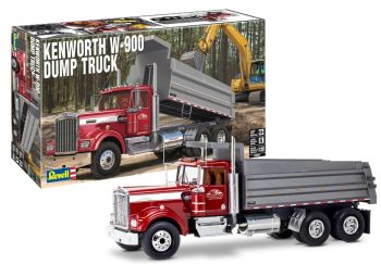 REV12628 - Kenworth W-900 Dump truck moet geassembleerd en geschilderd worden