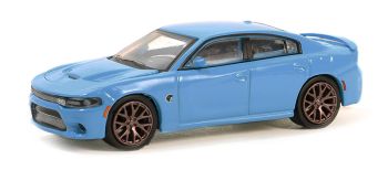 GREEN13350-D - 2016 DODGE Charger SRT Hellcat Blue uit de GL MUSCLE reeks in blisterverpakking