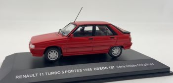 ODE157 - RENAULT 11 Turbo 5 deuren 1988 rood