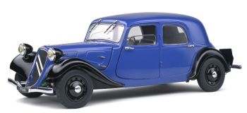 SOL1800906 - CITROEN Traction 7 1937 Zwart en Blauw