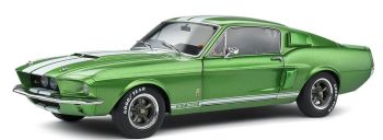 SOL1802907 - SHELBY Mustang GT500 groen met witte strepen 1967