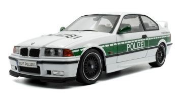 SOL1803915 - BMW E36 M3 Coupé - SOLIDO WORKS DRIFT - POLIZEI 1991 wit