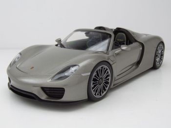 WEL18051CABGRIS - PORSCHE 918 spyder cabriolet 2012 grijs