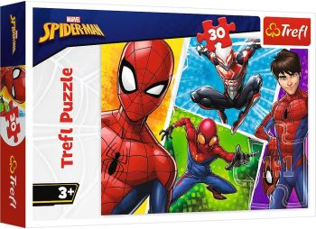 TRF18242 - 30 Stuks puzzel MARVEL - SPIDERMAN en MIGUEL