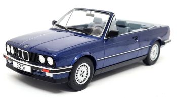 MOD18381 - BMW 325i E30 Cabrio 1985 Blauw metallic