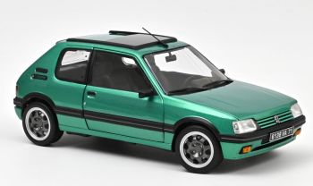 NOREV184847 - PEUGEOT 205 GTi met glazen dak 1991 Groen