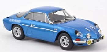 NOREV185307 - ALPINE A110 1600S 1972 Blauw met zijversiering