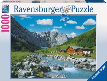 RAV192168 - Legpuzzel 1000 stukjes Het Karwendelgebergte in Oostenrijk