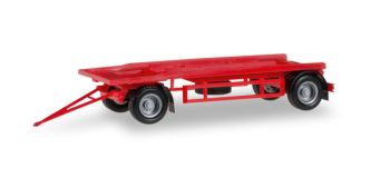 HER076289-002 - Aanhangwagen voor container Rood