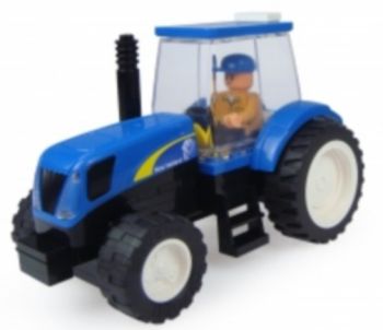 UHK1200 - NEW HOLLAND Met een personage om in bouwstenen te bouwen (48 Stuks)