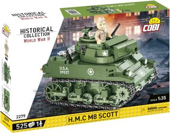 COB2279 - H.M.C M8 Scott Tank - 519 Onderdelen