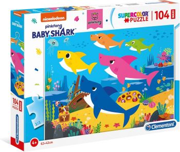 CLE23751 - MAXI puzzel 104 stukjes BABY SHARK