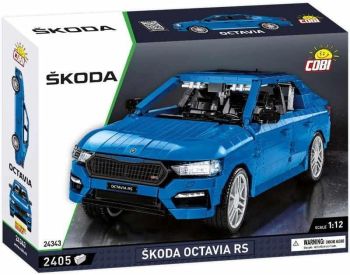 COB24343 - SKODA Octavia IV RS blauw - 2350 onderdelen