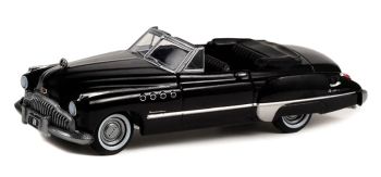 GREEN28110-A - BUICK roadmaster Cabrio 1949 zwart uit de serie BLACK BANDIT in blisterverpakking