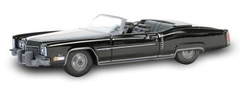 GREEN28150-C - CADILLAC Eldorado Fleetwood cabriolet 1972 zwart uit de BLACK BANDIT serie in blisterverpakking