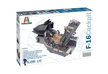 ITA2990 - F-16 cockpit om in elkaar te zetten en te schilderen