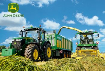 PUZ56044 - JOHN DEERE kuilgras puzzel - 100 stukjes