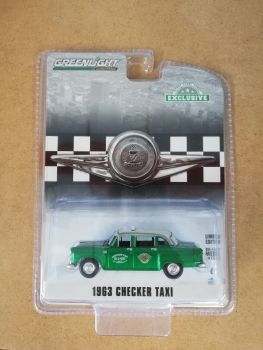 GREEN30207VERT - CHECKER MOTORS MARATHON A11 1963 taxi groene versie verkocht in blisterverpakking