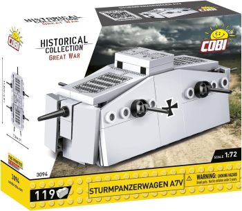 COB3094 - STURMPANZERWAGEN A7V-tank - 119 stuks