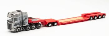 HER315159 - SCANIA CS 20 HD 8x4 met 6-assig laagbed ESSER HEAVY TRANSPORT