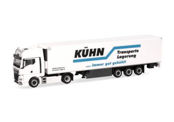 HER318020 - MAN TGX GX 4x2 met KUHN 3-assige koelaanhanger