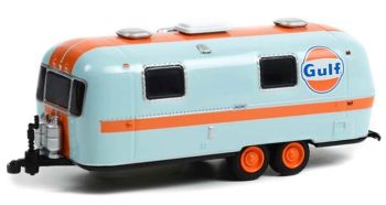 GREEN34120-B - Caravan Airstream 2 Assen 1971 GULF van de serie HITCHED Huizen onder blister